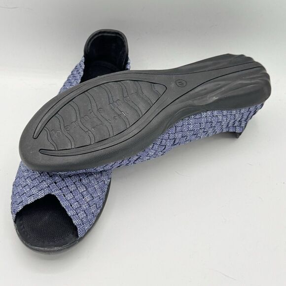 Women's Bernie Mev. CATWALK Casual Woven Slip-On  Memory Foam JEANS, Size 10/41 - Picture 6 of 9